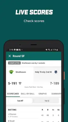 PlayCricket android App screenshot 4